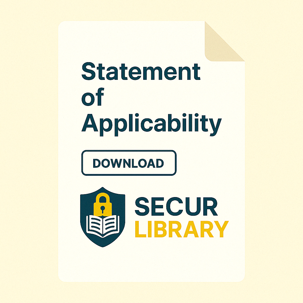Statement of Applicability