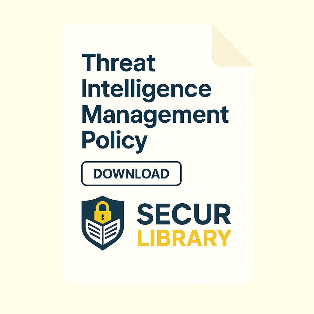 Threat Intelligence Policy