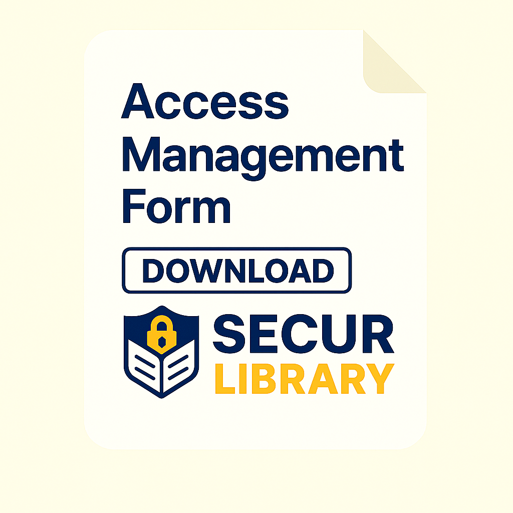 Access Management Form SecurLibrary
