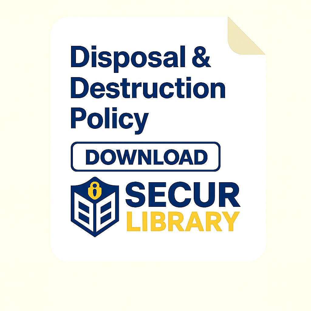 Disposal & Destruction Policy