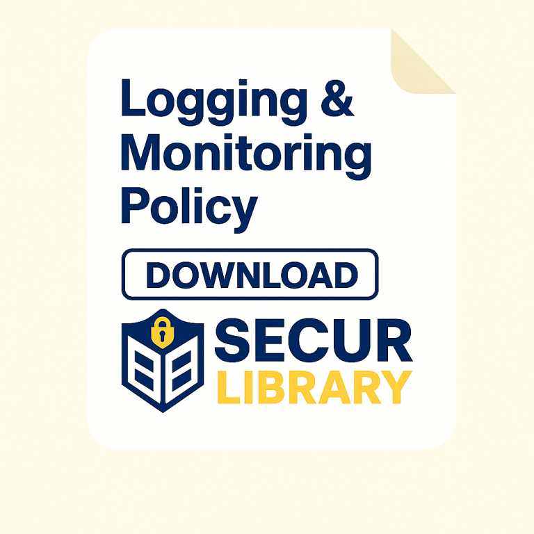 Logging & Monitoring Policy - SecurLibrary