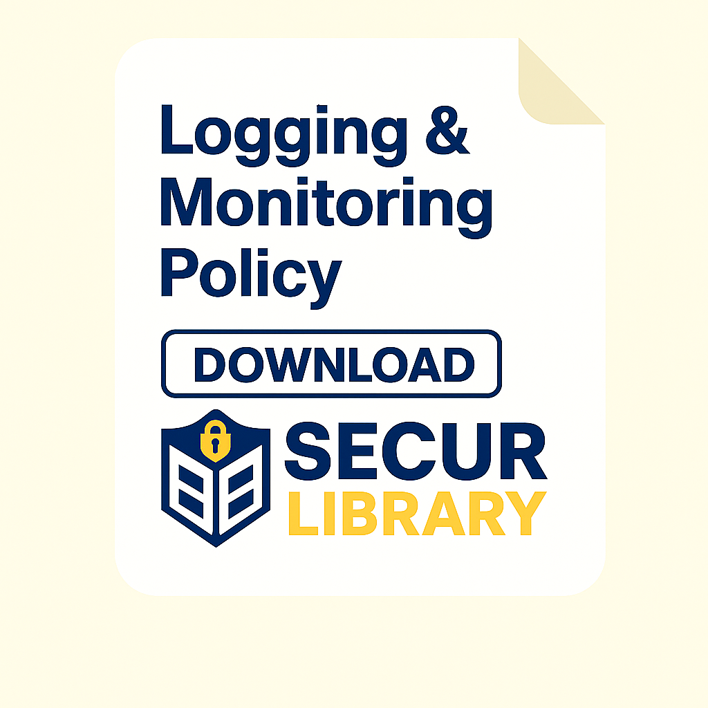 Logging & Monitoring Policy - SecurLibrary