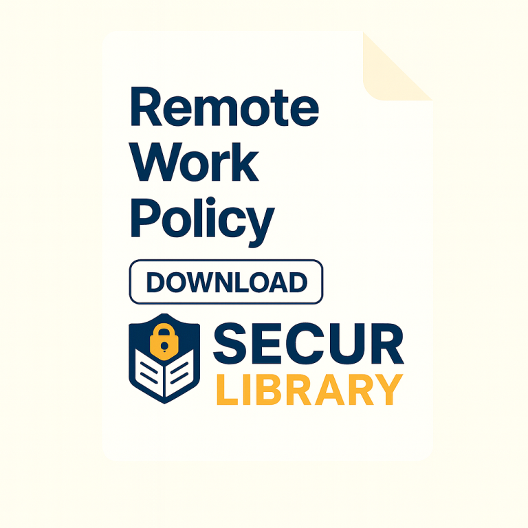 Remote Work Policy